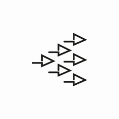 arrows move icon sign vector