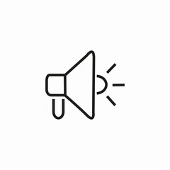 marketing campaign megaphone icon sign vector