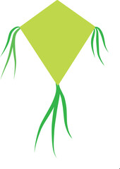 vector illustration of a kite