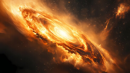 Deep space universe beautiful cosmic nebula. glowing huge nebula. space background. Lodestar. Illustration