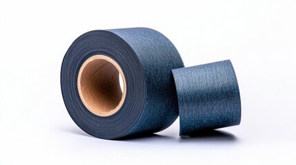Industrial Textile Manufacturing Equipment on White Background