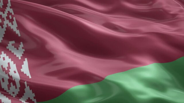 belarus country flag waving diagonally