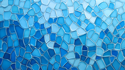 Abstract blue halftone texture background. Mosaicism. Illustration