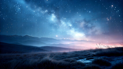 Fototapeta premium sunrise in the mountains