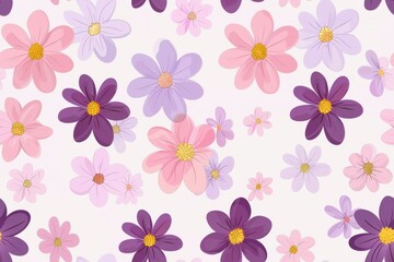 Fototapeta premium Colorful petals unfurl like tiny works of art freely