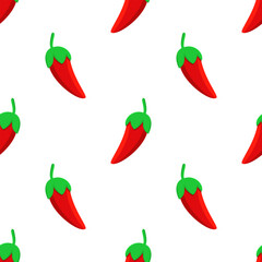 chili pattern Background. flat illustration chili pattern background. pepper pattern background. hot chili pattern background.