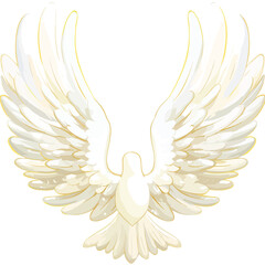 angel wings clip art, clip art concept