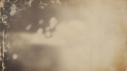 top view on old worn vintage polaroid photo, texture background