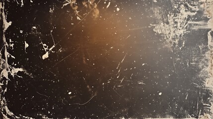 top view on old worn vintage polaroid photo, texture background