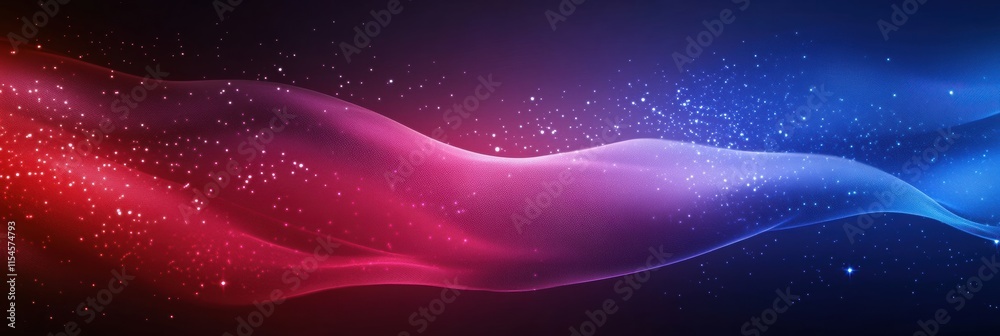 Aufkleber flowing fabric texture featuring an american flag design with vibrant colors and a smooth, wavy appe