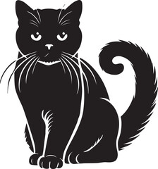 Cat silhouette