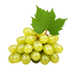 Ripe grapes isolated on transparent background png