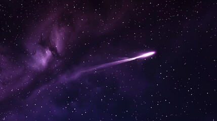 Starry nebula sky purple galactic background