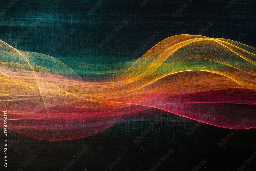 Fototapete colorful light streaks create a mesmerizing abstract design that captivates with vibrant hues and fl