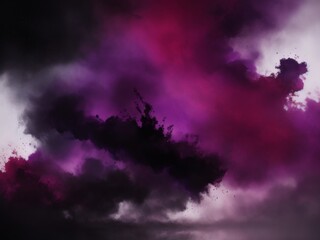 Fototapeta premium Abstract background with smoke in maroon and purple tones