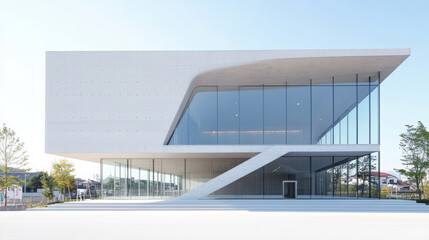 Modern Urban Architecture Square