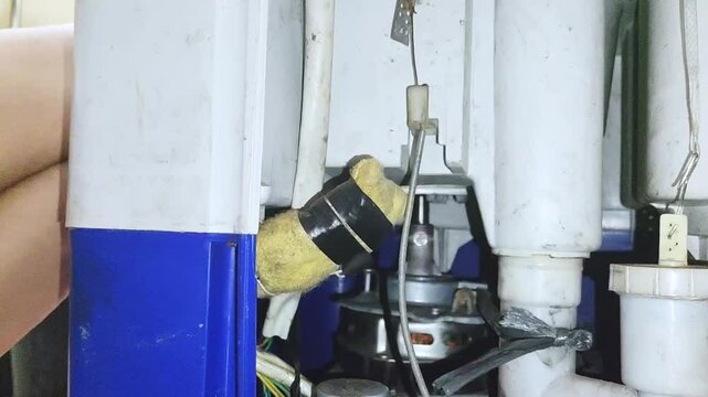 washing machine dynamo running test