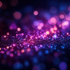 Purple and blue background with many small blue and purple dots