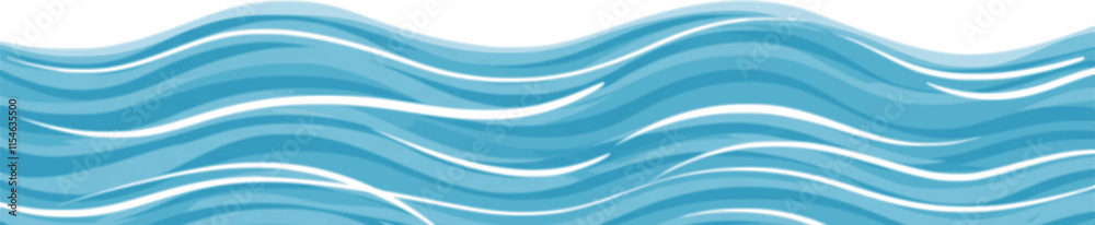 Wall mural ocean ripples texture. one-color background with waves on a water surface. one color background with