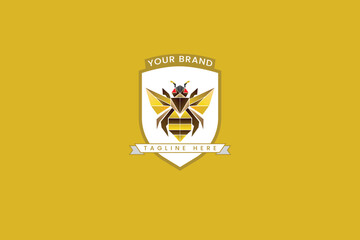 bee logo design