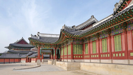 Chanduk palace in the city of SEOUL