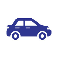 Car icon illustration flat