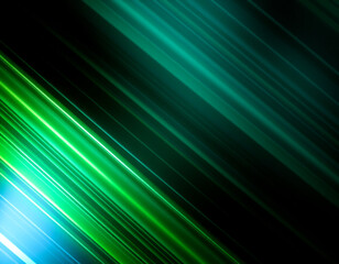 Black dark blue green emerald petrol teal lime yellow white abstract background. Color gradient ombre blend. Line stripe. Bright light flash glow glitter neon metallic. Noise abstract green background