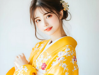 36着物が似合う美しい若い女性 Gererated AI