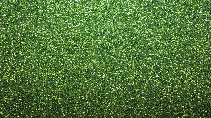 Fototapeta premium Green Glitter Texture Background for Festive Christmas Decor