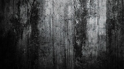 Fototapeta premium Textured Gray Concrete Wall with Grunge Effect and Water Stains