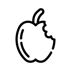 apple line icon