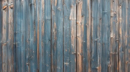 Rustic Dark Wooden Texture with Old Brown Finish in Panorama View