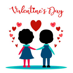 Two friends see in the sky Text 