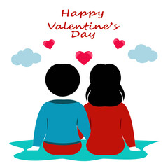 Two friends see in the sky Text 