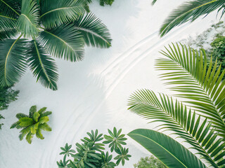 Fototapeta premium palm tree on the beach. palm, tree, sky, tropical, nature, beach, coconut, summer, palm tree, green, leaf, leaves, plant, vacation, travel, forest, palms, sun, paradise, island, landscape, branch, exo