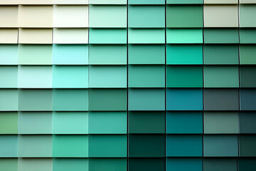 Teal Green Color Palette Illustration