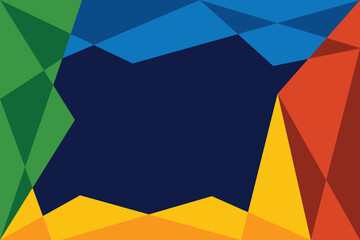 Colourful wavy abstract geometric background