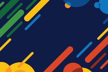 Colourful wavy abstract geometric background