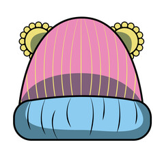 vector pink blue and yellow baby shower icon illustratio