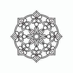 Mandala ornamental round ornament