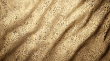 Fototapeta premium Golden Fabric Texture: A luxurious and elegant background with a soft, flowing texture. Perfect for adding a touch of sophistication and warmth to your designs. 