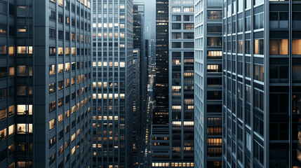 Contemporary cityscape highlighting luxurious real estate properties