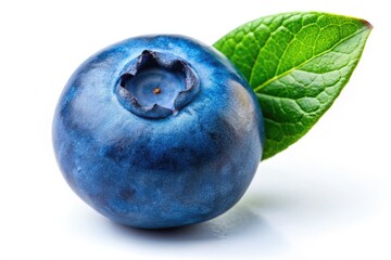 Obraz premium Juicy blueberry, close-up studio shot. High-resolution image of healthy, sweet, organic fruit.