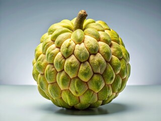 Fototapeta premium Luscious sugar apples: isolated, high-resolution images capture the ripe perfection of this exotic custard fruit.