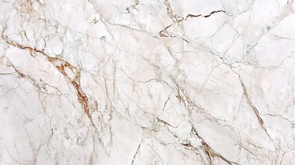Elegant White Marble Texture with Natural Patterns and Detail