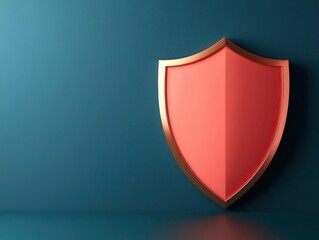 register account and security. Verified digital registration platform, dynamic shield visuals ensuring user protection, 3D illustration