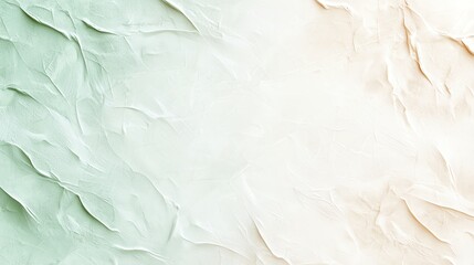 Soft pastel textured background with light green and beige gradient.