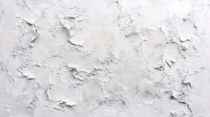 White Concrete Wall with Subtle Textures for Background Use
