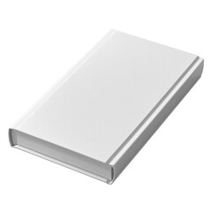 A white book with a white cover