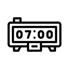 Clock line icon